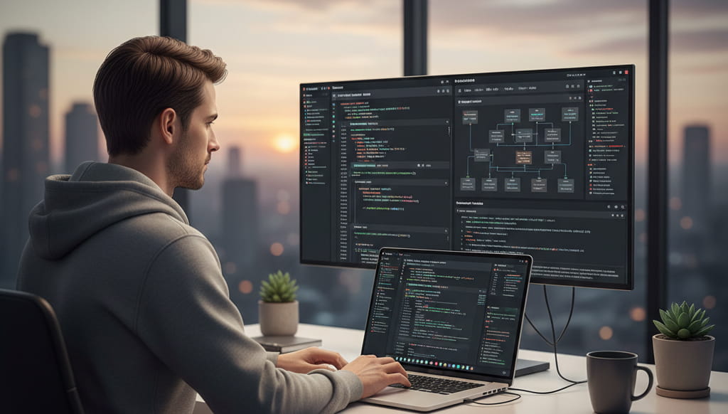 API developer building secure and scalable system integrations