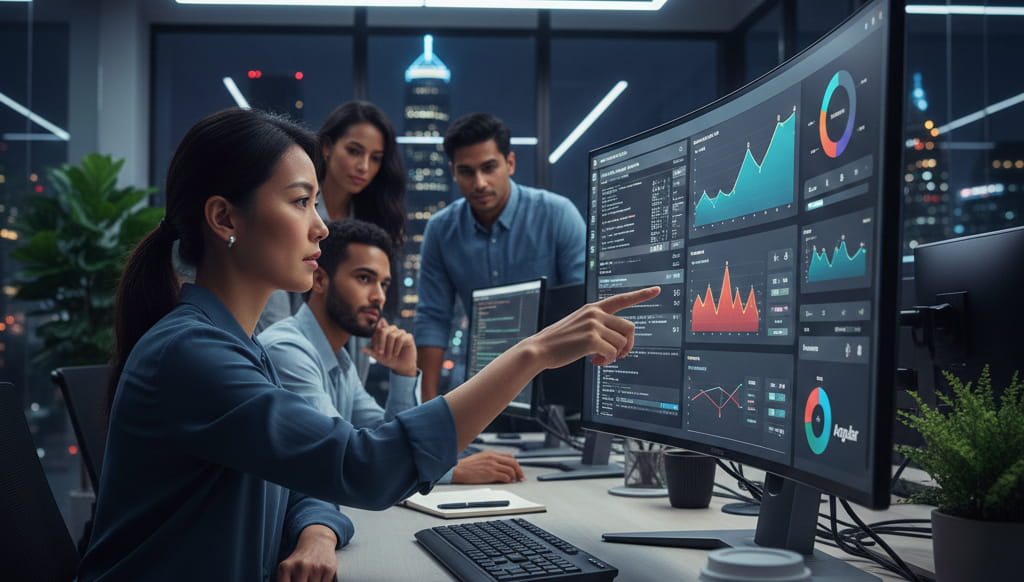 Angular expert building an enterprise dashboard with Angular framework