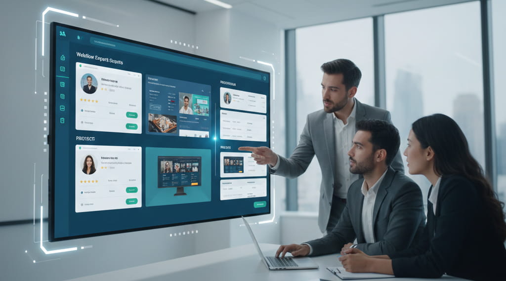 Hiring a professional Webflow expert for scalable website development