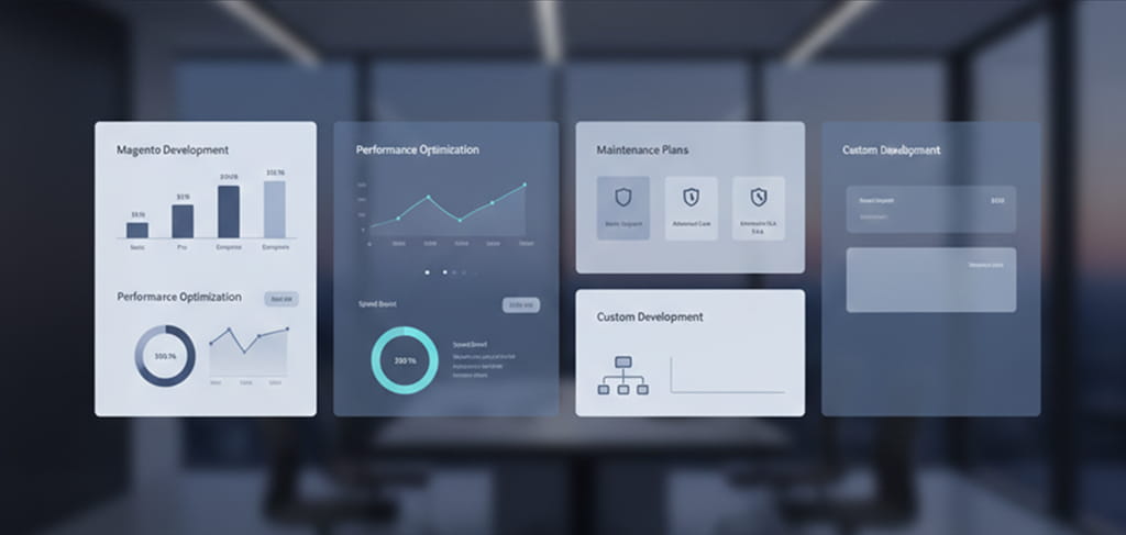 Magento expert pricing structure and service packages for eCommerce development