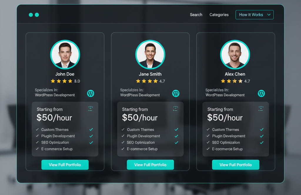 Comparing online platforms to hire WordPress experts