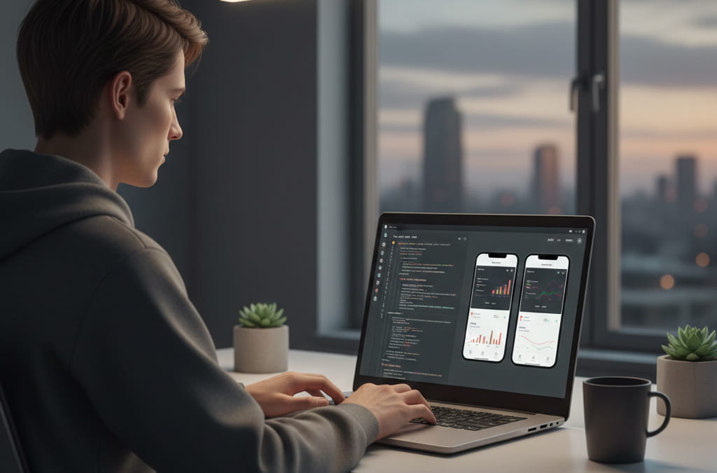 React Native expert developing a cross-platform mobile app