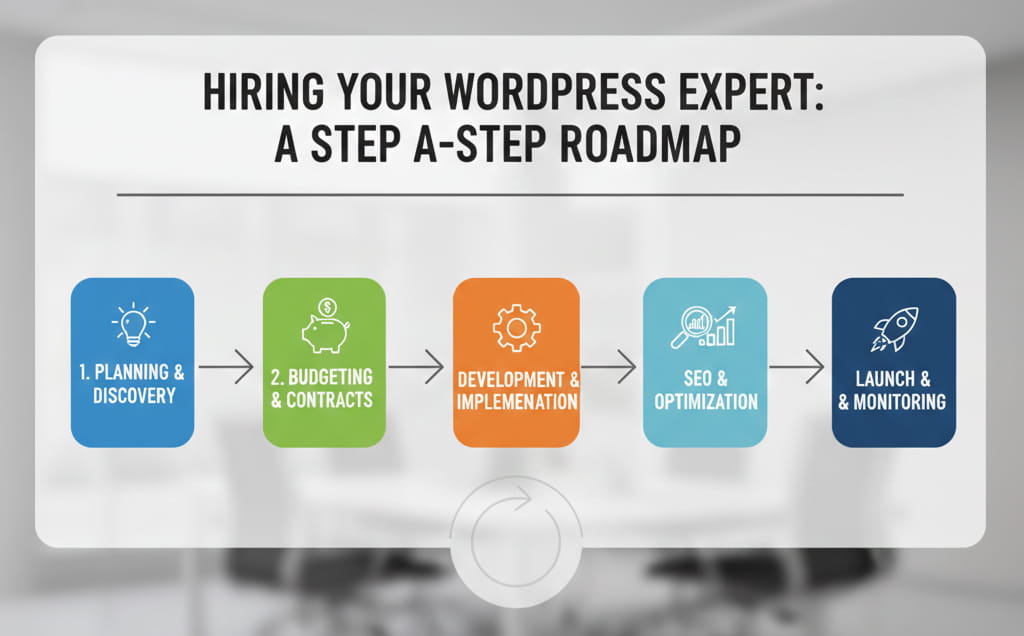 Step-by-step roadmap for hiring WordPress experts